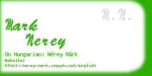 mark nerey business card